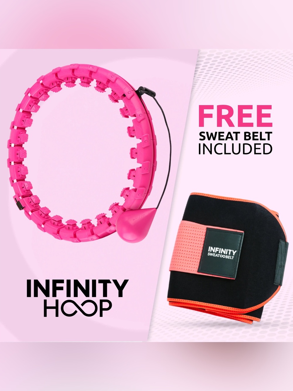 Infinity Hoop - Pink